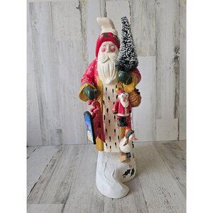 House of hatten millennium Santa 18" denise calla centerpiece snowman‎ tree sled